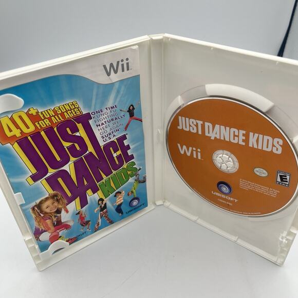 Just Dance Kids (Nintendo Wii, 2010) CIB Manual Cover Art Disk - Picture 3 of 9